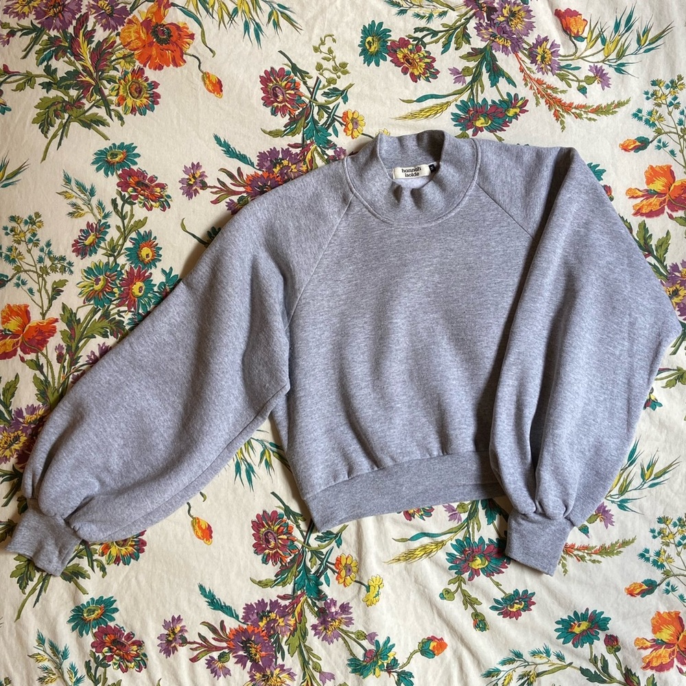 Hannah Isolde Sigrid Sweater in Heather Grey